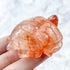 2 Inch Fire Quartz Turtle Carving C36