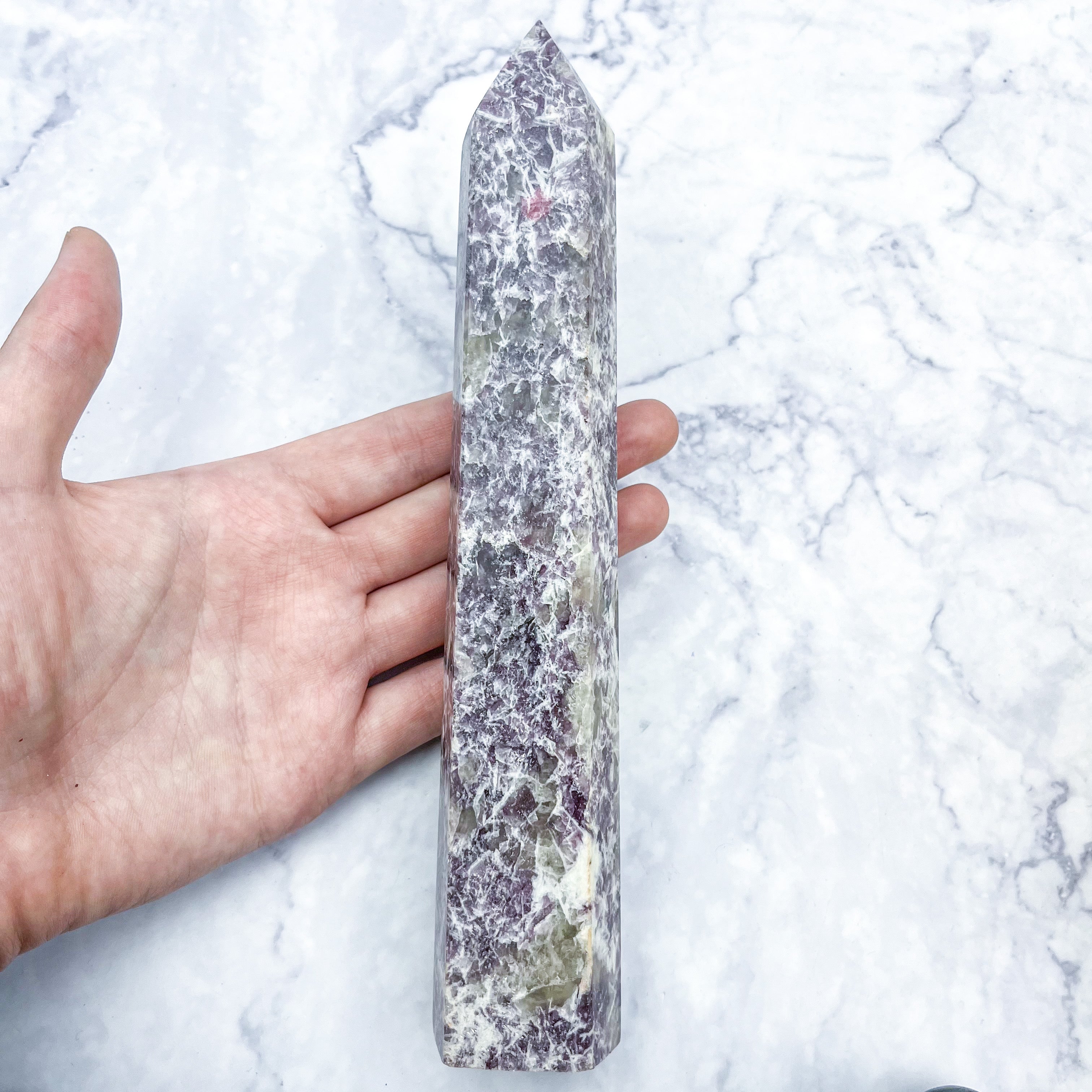 8 Inch Unicorn Stone Tower G126