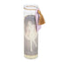 Selene Goddess Tube Candle with Amethyst Crystals
