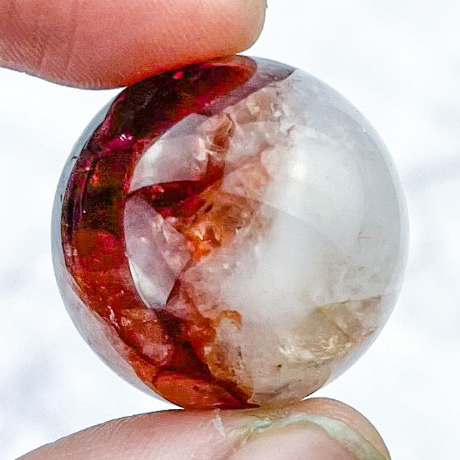 0.75 Inch Fire Quartz Sphere