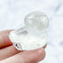 1.5 Inch Clear Quartz Duck Carving M24