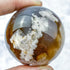 1.75 Inch Black Flower Agate Sphere C38