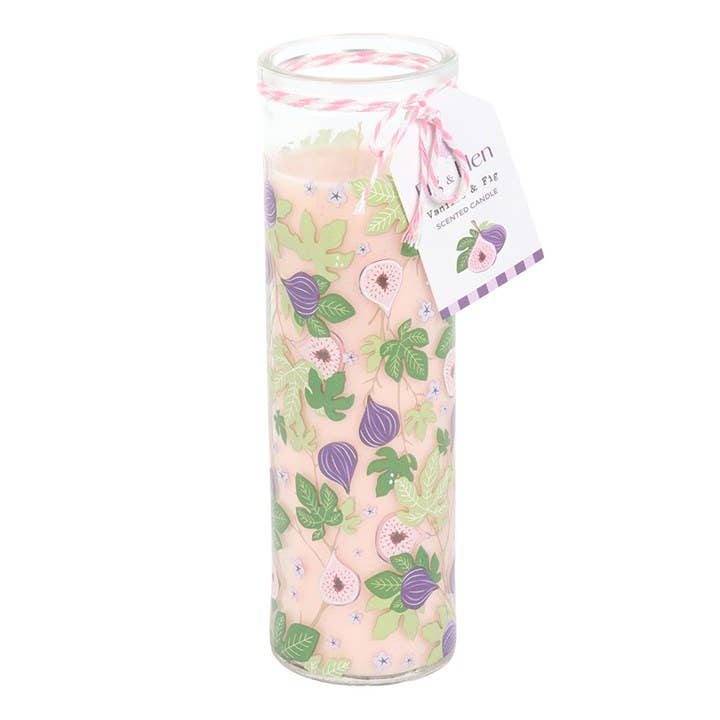 Fig Tree Print Vanilla & Fig Tube Candle