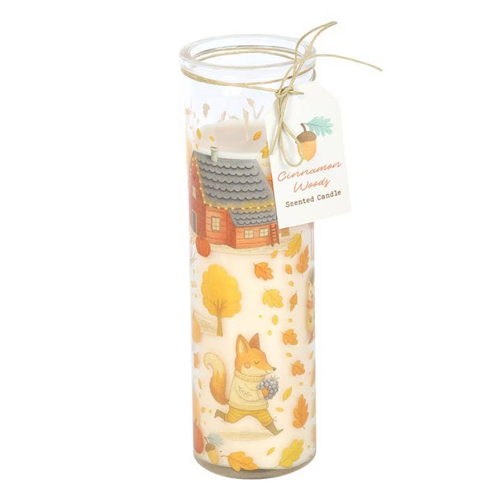 Cinnamon Woods Scented Autumn Tube Candle