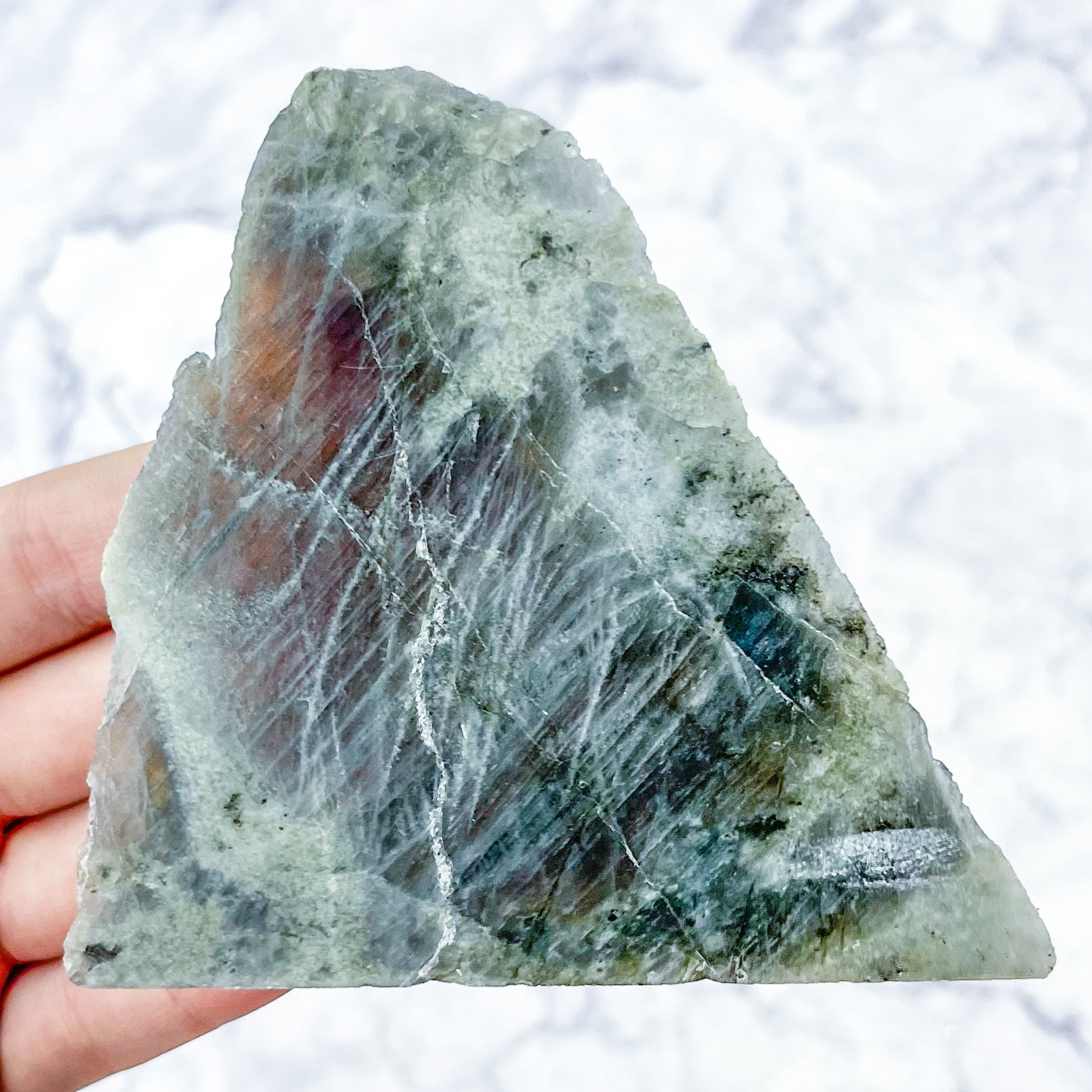 3.5 Inch Labradorite Slab M30