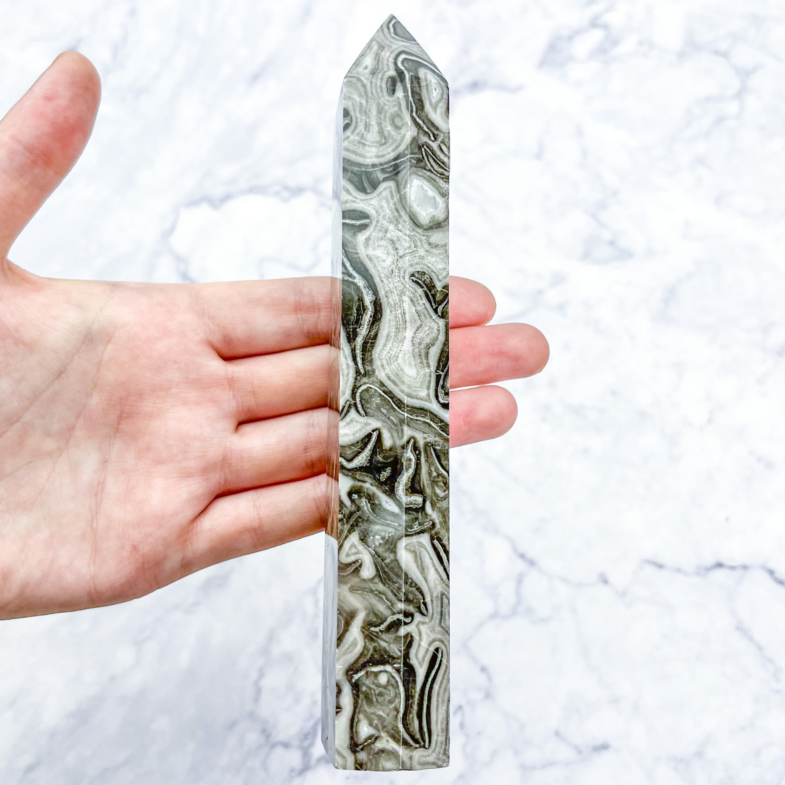 6.5 Inch Picasso Jasper Tower W61