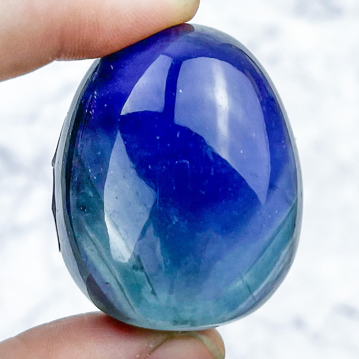 1.5 Inch Blue Fluorite Egg S24