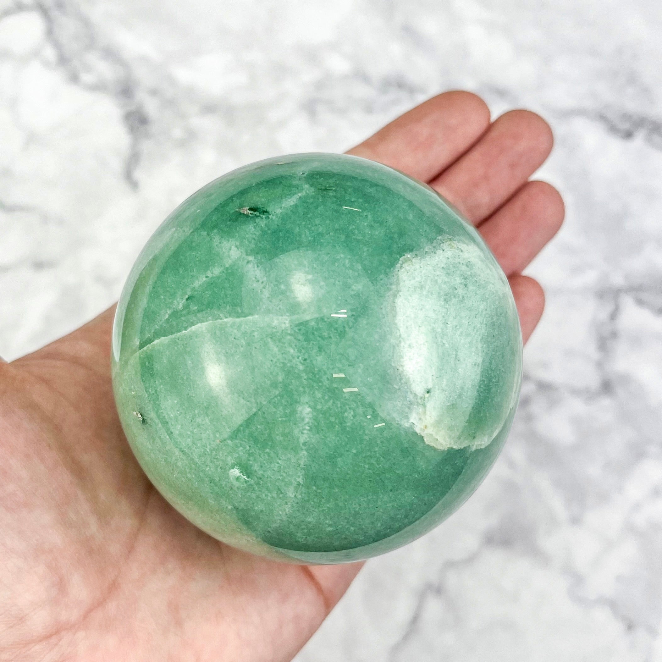2.75 Inch Green Aventurine Sphere Y88