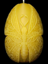 Butterfly Egg Beeswax Candle