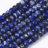 3x2mm Faceted Lapis Lazuli Rondelle Bead Strand L16