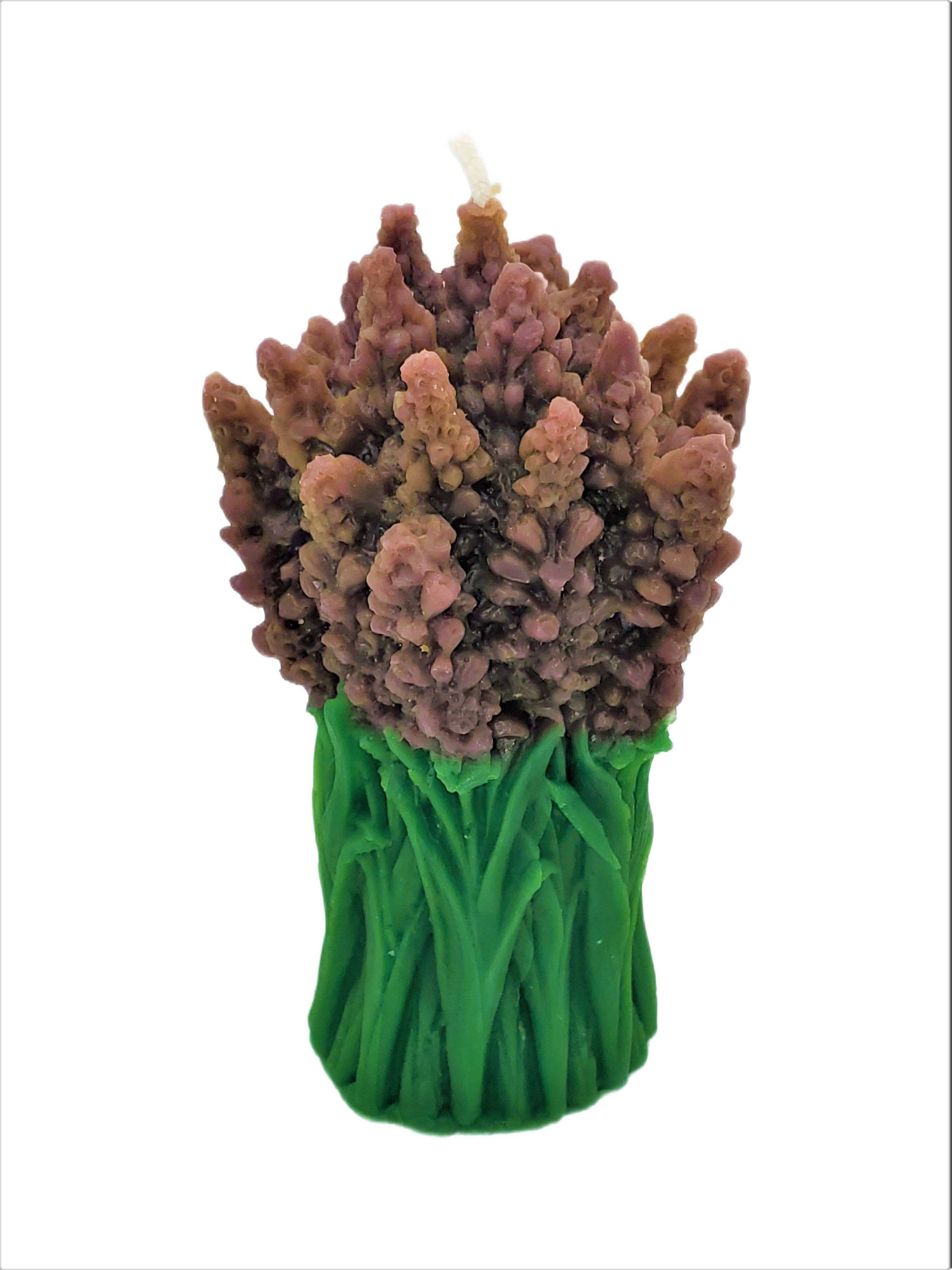 Lavender Bundle Beeswax Pillar Candle