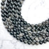 8mm Silver Sheen Obsidian Bead Strand E14