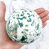 3.5 Inch Moss Agate Sphere X127