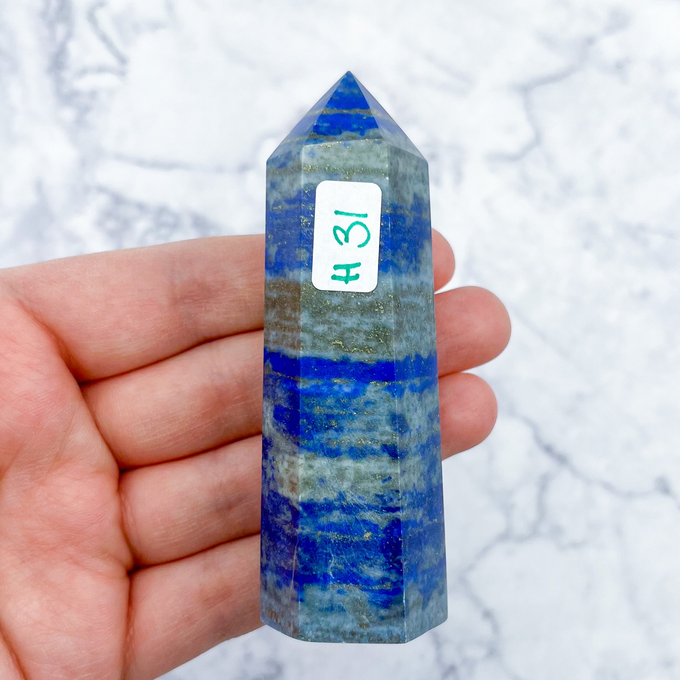 3.25 Inch Lapis Lazuli Tower H31