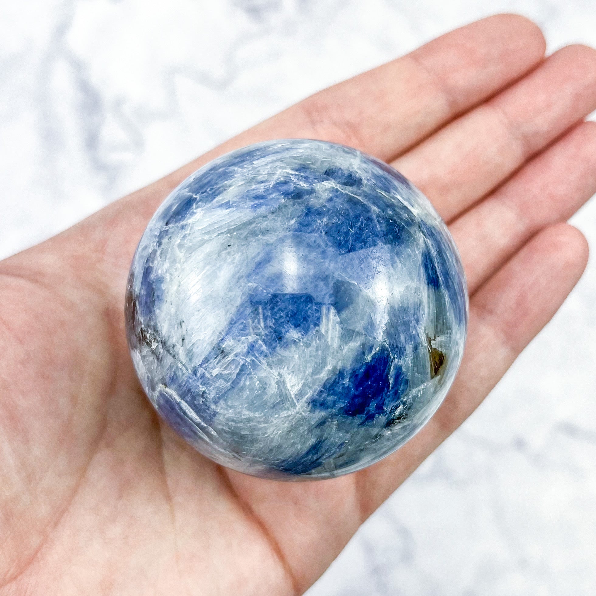 2 Inch Blue Kyanite Sphere S77