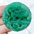 1.5 Inch Green Aventurine Flat Dragon Carving P36