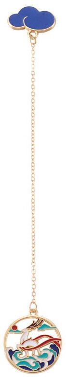 6.75-Inch Gold Deer Chain Bookmark L55