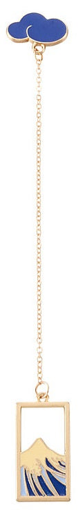 6.75-Inch Gold Mountain Chain Bookmark Q55