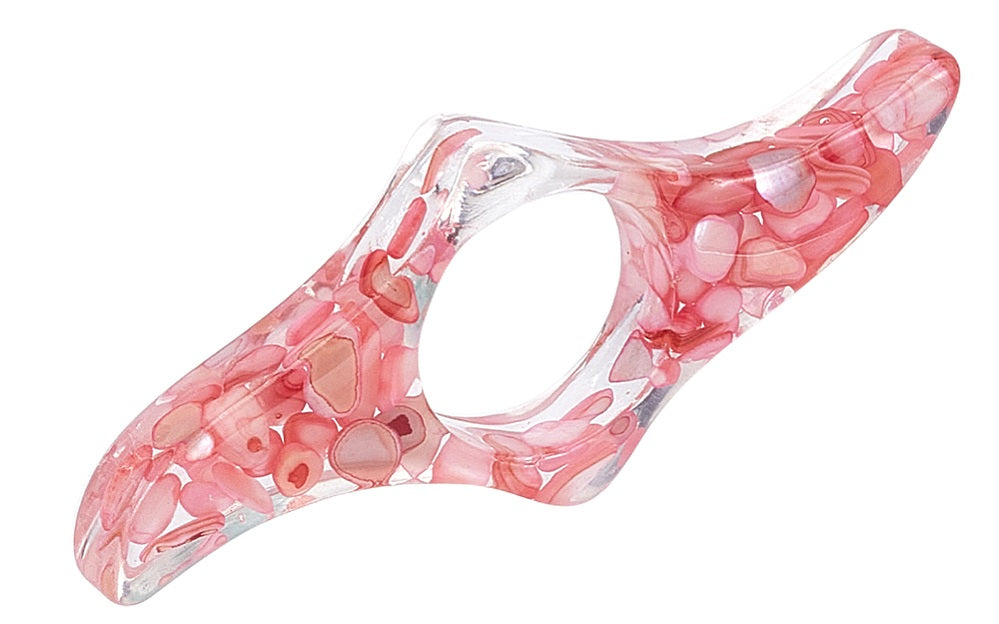 3.25-Inch Pink Resin Thumb Bookmark G6