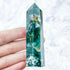 3.25 Inch Moss Agate Tower T13