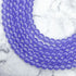 6mm Dyed Purple Chalcedony Bead Strand