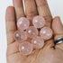 0.5 Inch Star Rose Quartz Mini Sphere $6