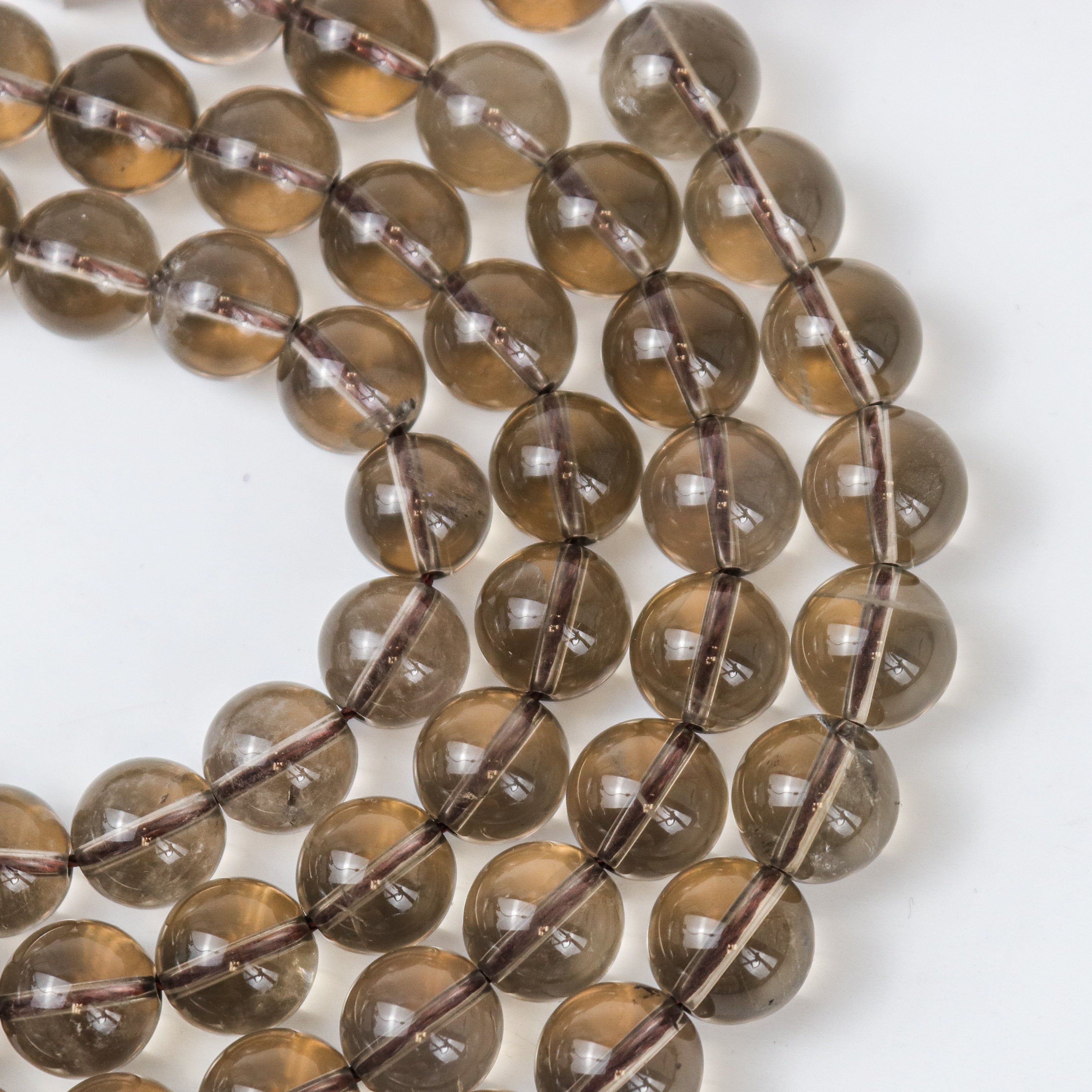 10mm Smoky Quartz Bead Half Strand $9