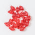 13x17mm Red Glass Bow Bead Pack (10 Beads) $2.00