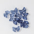 13x17mm Dark Blue Glass Bow Bead Pack (10 Beads) $2.00