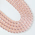 8mm Pink Glass Round Bead Strand $2.00