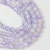 10mm Purple Crackle Glass with Gold Powder Full 30" Loop Bead Strand $5.00
