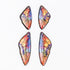 Orange Acrylic 4-Piece Wing Set