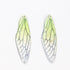 $2.75 Green Acrylic Wing Pendant Pack (2 Pendants)