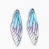 $2.75 Blue Acrylic Wing Pendant Pack (2 Pendants)