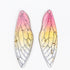 $2.75 Yellow/Pink Acrylic Wing Pendant Pack (2 Pendants)