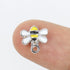 $2.50 Silver Coloured Bee Charm Pack (6 Charms)