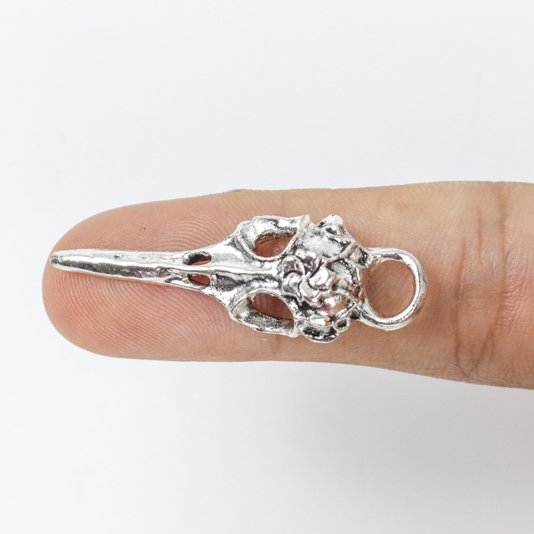 $2.00 Silver Plague Doctor Alloy Pendant Pack (5 Pendants)