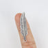 $2.00 Silver Feather Alloy Pendant Pack (5 Pendants)