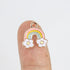 $2.50 Rainbow W Flowers Enamel Charm Pack (4 Charms)