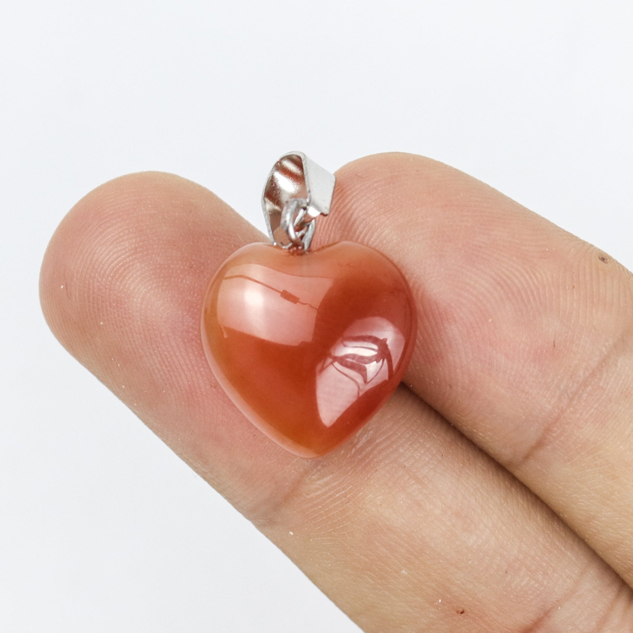18mm Dyed Agate Heart 2-Pendant Pack