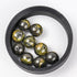 10mm Lightning Bumblebee Jasper Bead Quarter Strand
