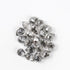 8x6mm Grey Crystal Faceted Teardrop Bead Pack (20 Beads)