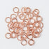 7mm 18ga Rose Gold Jump Rings Pack (50 Rings)