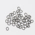 4x5mm 21ga Gunmetal Oval Jump Rings Pack (50 Rings)