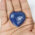 1.5 Inch Dyed Blue Agate Heart