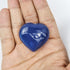 1.5 Inch Dyed Blue Agate Heart