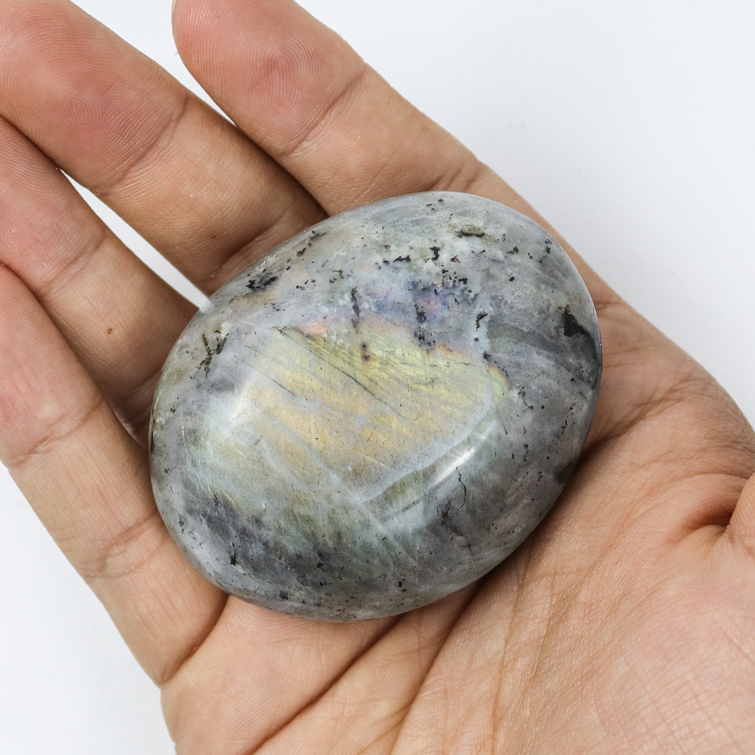 2.5 Inch Labradorite Palm Stone