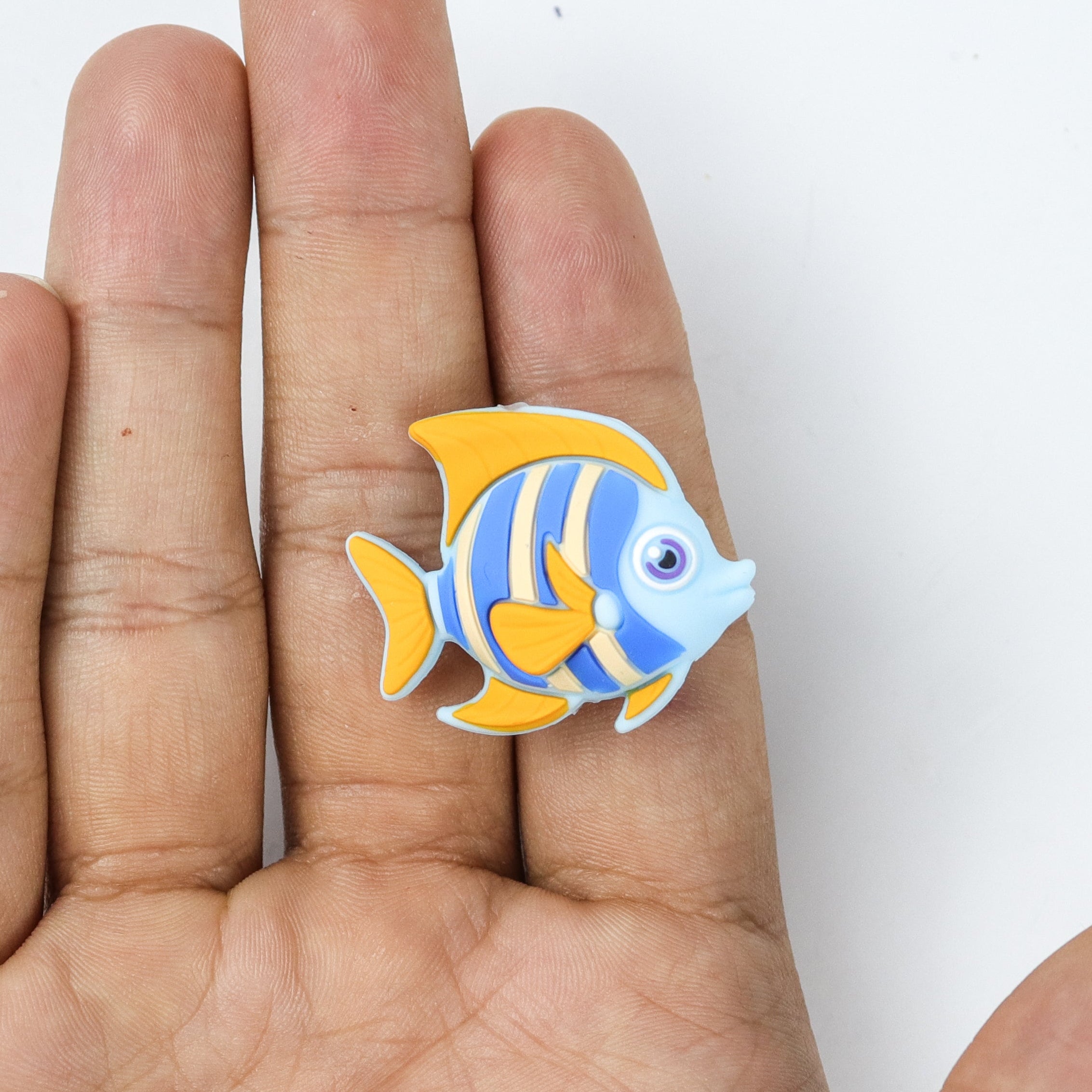 Fish Silicone/Acrylic Focal Bead