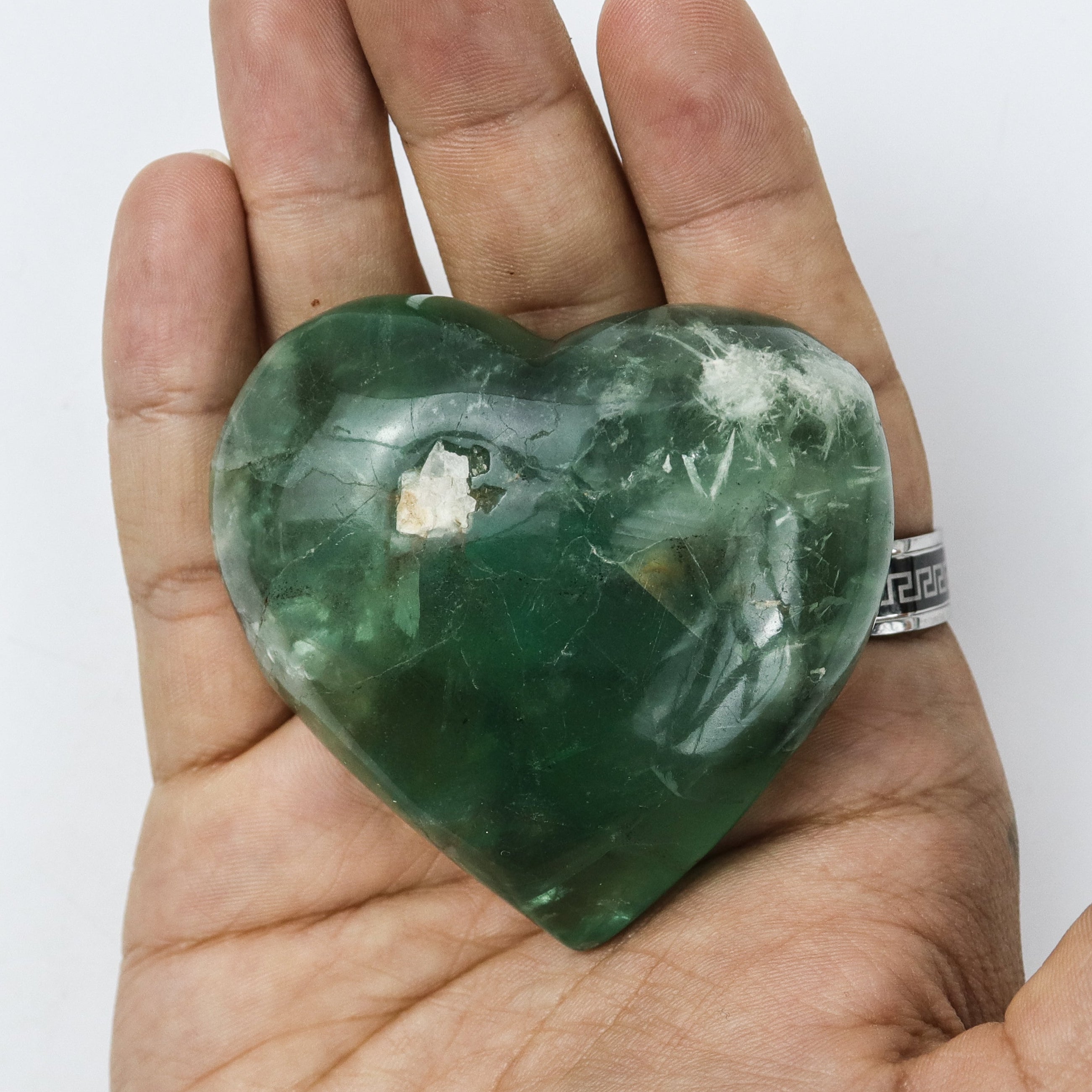 2.5 Inch Fluorite Heart $9