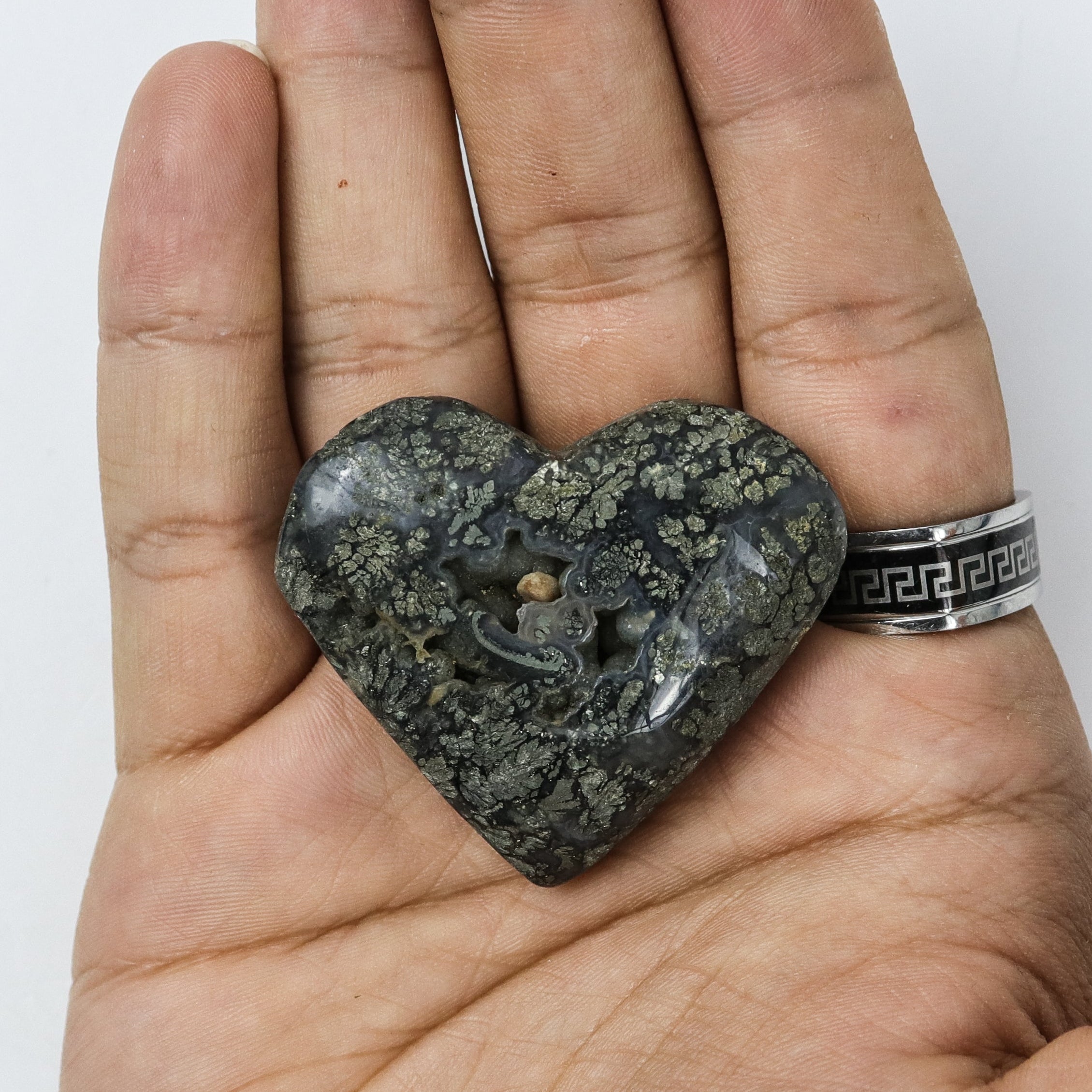 1.75 Inch Marcasite Heart $3